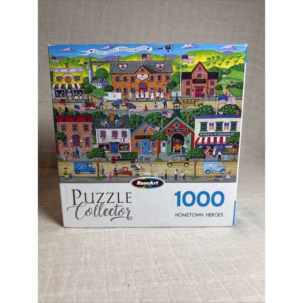 Rose Art Puzzle Collector 1000 Pieces - Hometown Heroes by Joseph Holodook‎
